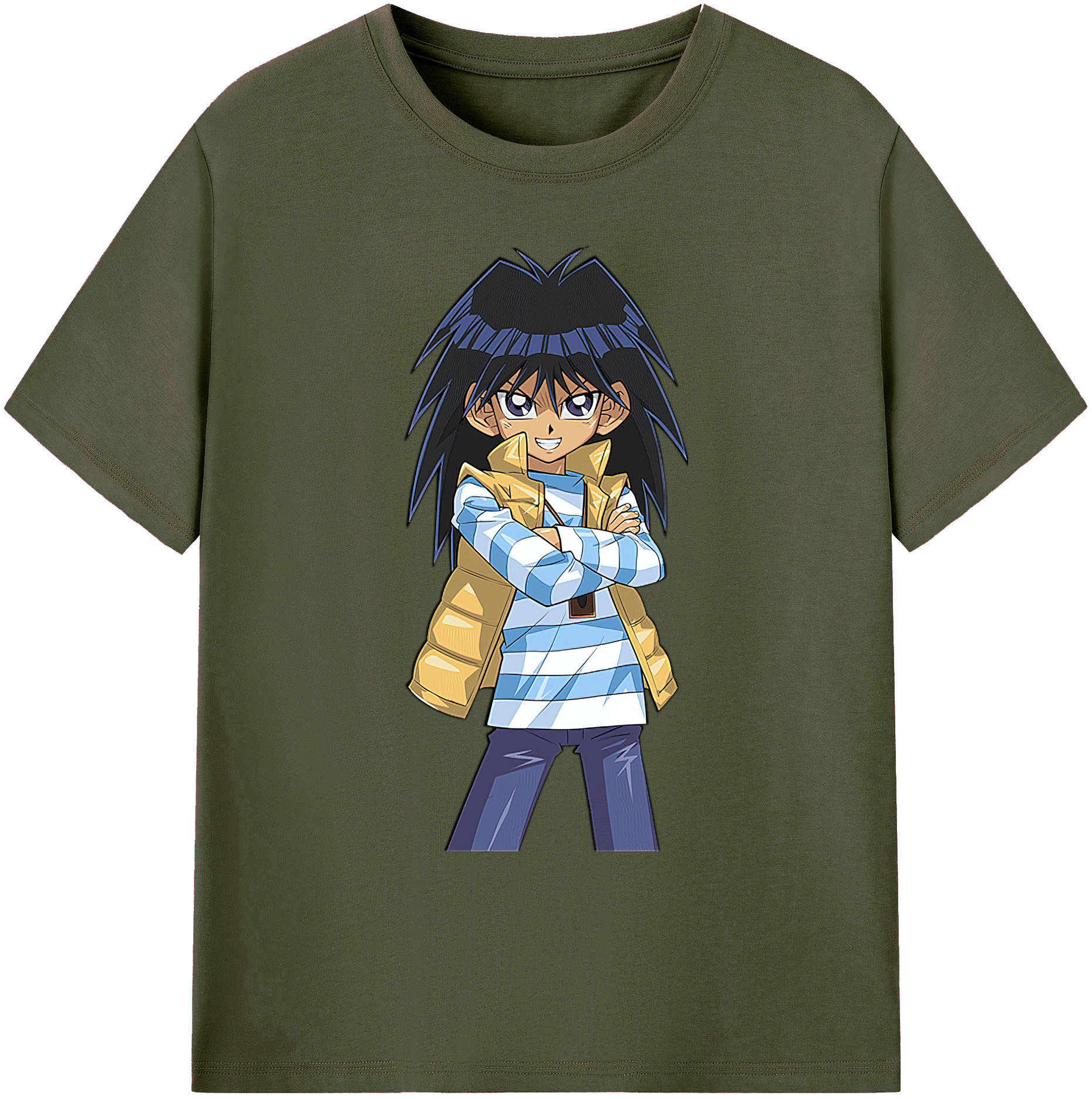 （画像用） 遊☆戯☆王 Yu-Gi-Oh! 綿100％ メンズ半袖Tシャツ｜肌触りやわらか＆通気性